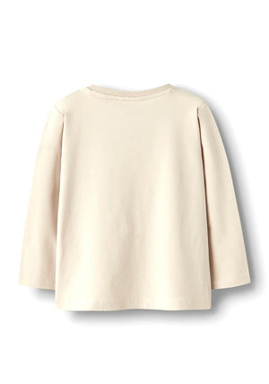 Name It Mini Boy Vux Long Sleeve Top, Beige