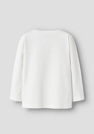 Name It Mini Boy Vux Long Sleeve Top, White