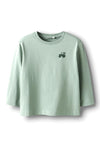 Name It Mini Boy Lonnie Long Sleeve Top, Green