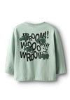 Name It Mini Boy Lonnie Long Sleeve Top, Green