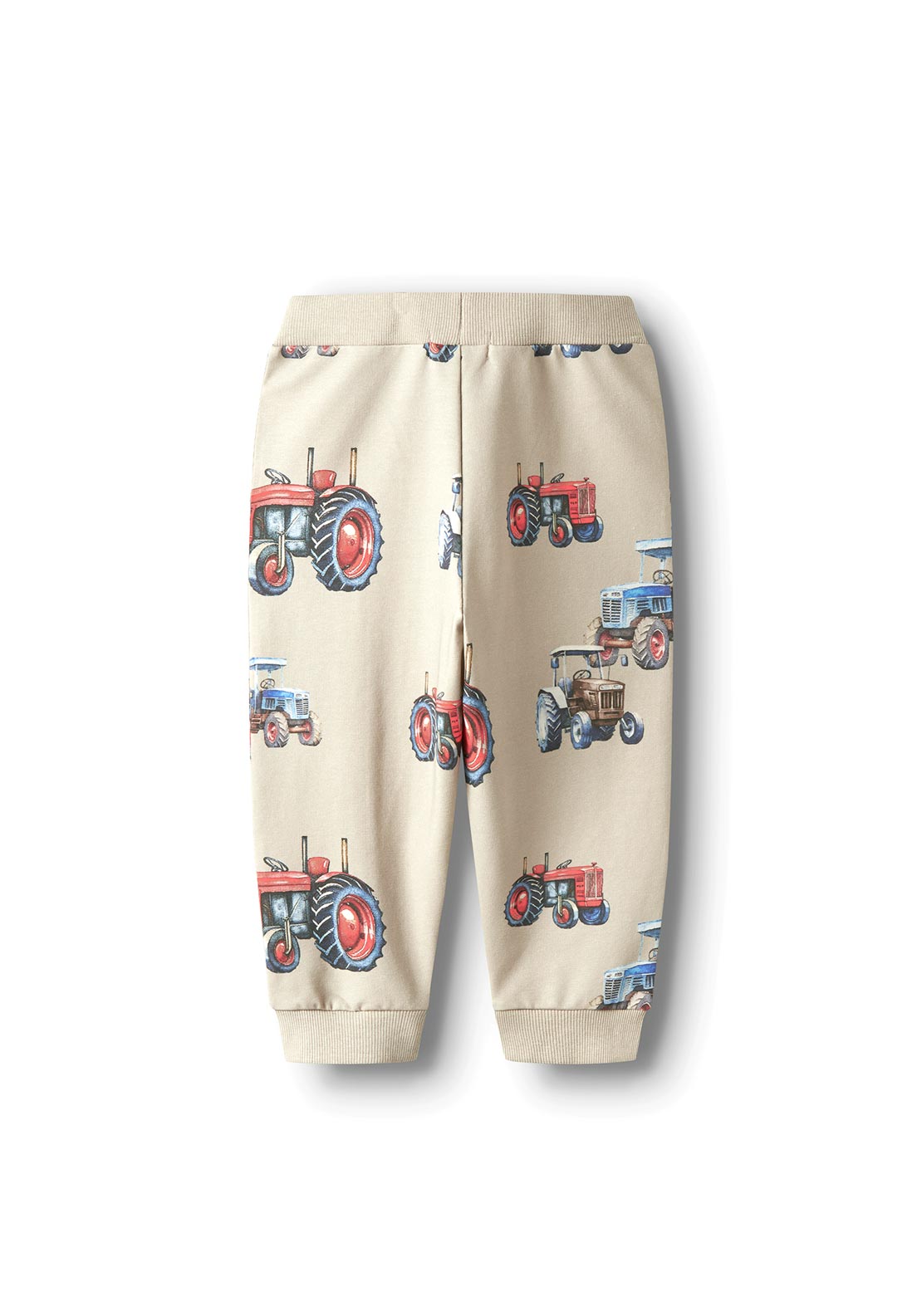 Name It Mini Boy Tractor Prints Joggers, Beige