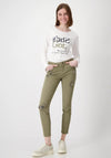 Monari Embellished Distressed Skinny Jeans, Green