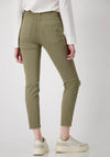 Monari Embellished Distressed Skinny Jeans, Green
