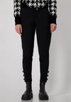 Monari Cargo Buckle Detail Trousers, Black