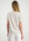 Monari Shine Embellished T-Shirt, Beige