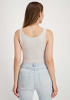 Monari Scoop Neck Vest Top, Beige