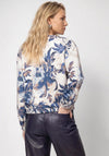 Monari Floral Rhinestone Sweatshirt, Blue