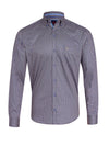 Andre Murphy Geo Pattern Shirt, Beige & Navy Multi