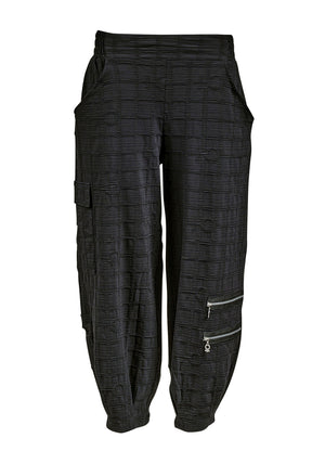 My Soul Bubble Tapered Trousers, Black