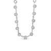 Absolute Diamante Halo Necklace, Silver