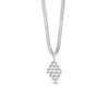 Absolute CZ Embellished Necklace, Silver