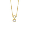 Absolute Two-Tone CZ Circles Pendant Necklace, Gold