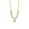 Absolute CZ Square Cluster Necklace, Gold