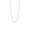 Absolute Pearl Cube Necklace, Silver