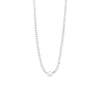 Absolute Pearl Cube Necklace, Silver