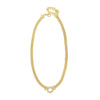 Absolute CZ Mesh Chain Necklace, Gold