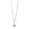 Absolute CZ Pendant Necklace, Silver