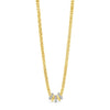Absolute CZ Rings Necklace, Gold