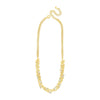 Absolute Leaf Link Necklace, Gold