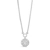 Absolute CZ Cluster Pendant Necklace, Silver