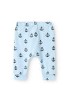Name It Baby Boy Vorels Anchor Pant, Blue Chambray