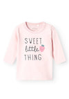 Name It Baby Girl Vubie Short Sleeve Tee, Parfait Pink