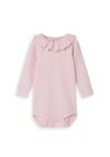 Name It Baby Girl Jennas Long Sleeve Bodysuit, Parfait Pink