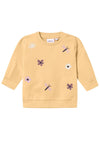 Name It Baby Girl Hillia Light Long Sleeve Sweater, Impaia Yellow