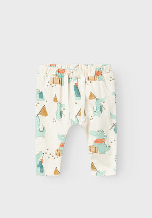 Name It Baby Boy Jevan Print Pant, Jet Stream