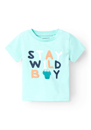 Name It Baby Boy Jidon Short Sleeve Tee, Yucca