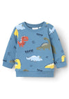 Name It Baby Boy Himmel Long Sleeve Sweater, Provincial Blue