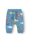 Name It Baby Boy Himmel Dino Sweatpant, Provincial Blue