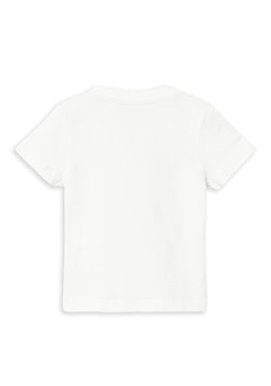 Name It Baby Boy Hikke Short Sleeve Tee, Bright White
