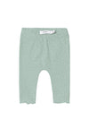 Name It Baby Girl Hadot Polka Dot Legging, Silt Green