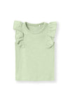 Name It Baby Girl Hubbi Capsl Top, Silt Green