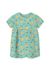 Name It Baby Girl Vandora Short Sleeve Dress, Yucca Lemons