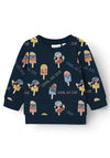 Name It Baby Boy Himmel Long Sleeve Sweater, Dark Sapphire