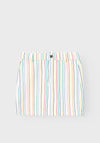 Name It Kid Girl Fayork Stripe Skirt, Jet Stream