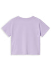 Name It Kid Girl Jupita Short Sleeve Crop Top, Purple Rose