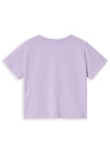 Name It Kid Girl Jupita Short Sleeve Crop Top, Purple Rose