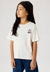 Name It Kid Girl Benna Desert Short Sleeve Tee, Cream