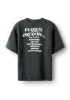 Name It Kid Girl Janta Metallic Print Short Sleeve Tee, Black