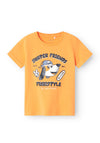 Name It Mini Boy Vux Short Sleeve Tee, Orange