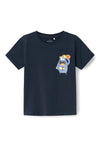 Name It Mini Boy Vux Short Sleeve Tee, Dark Sapphire