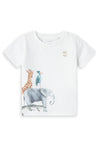 Name It Mini Boy Jaso Short Sleeve Tee, Bright White