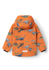 Name It Mini Boy Max Dino Play Jacket, Apricot Orange