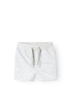 Name It Mini Boy Vikram Sweat Shorts, Light Grey Melange
