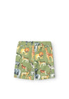 Name It Mini Boy Jasen Sweat Shorts, Oil Green