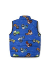 Name It Mini Boy My Lane Tractors Gilet, Nautical Blue