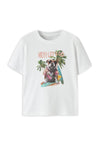 Name It Mini Boy Voto Dog Short Sleeve Tee, White